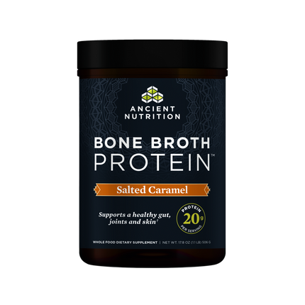 Ancient Nutrition Bone Broth Protein Salted Caramel - front