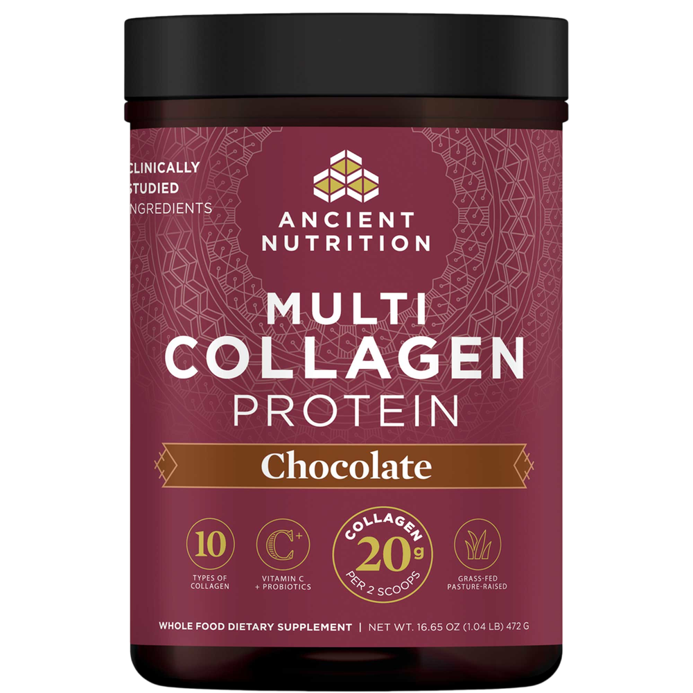 Ancient Nutrition Multi Collagen Protein Chocolate - front