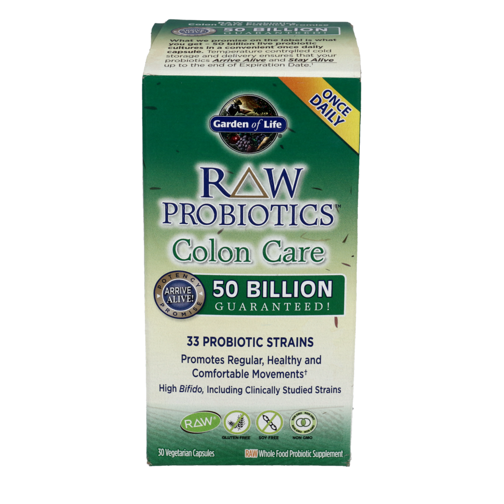 Raw Probiotics™ Colon Care, 30 Vegetarian Capsules