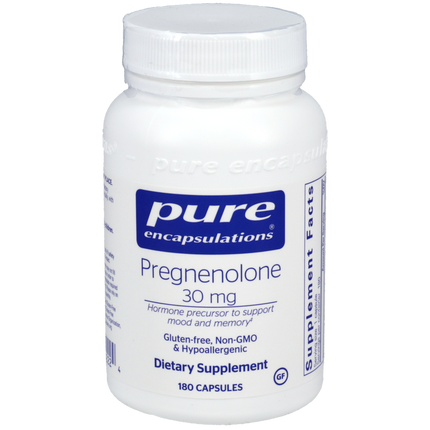 Pregnenolone 30mg, 180 Capsules , Brand_Pure Encapsulations Form_Capsules Requires Consultation Size_180 Capsules