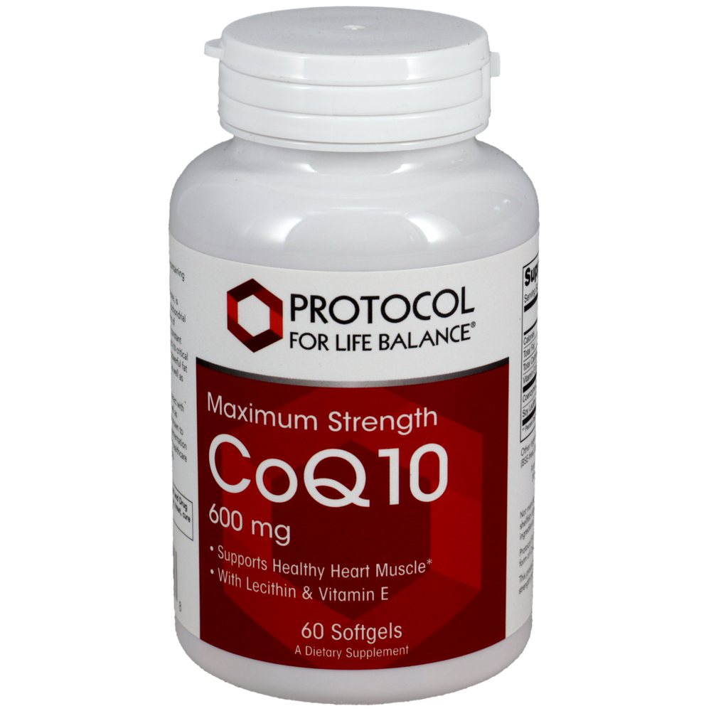 CoQ10 600mg, 60 Softgels , Brand_Protocol for Life Balance Form_Softgels Requires Consultation Size_60 Softgels softgels