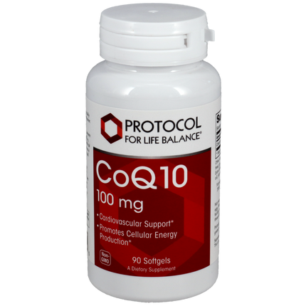 CoQ10 100mg, 90 Softgel Capsules , Brand_Protocol for Life Balance Form_Softgels Requires Consultation Size_90 Softgel Capsules softgels