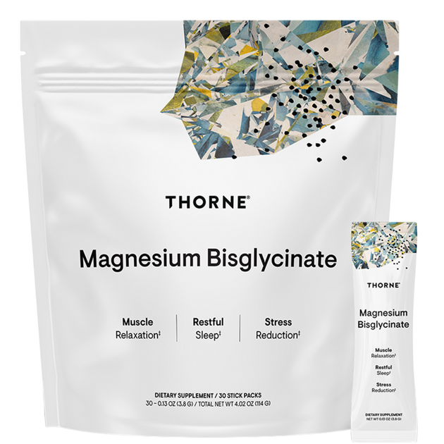 Magnesium Bisglycinate, 30 Packets , Brand_Thorne Research Form_Packets Size_30 Packets