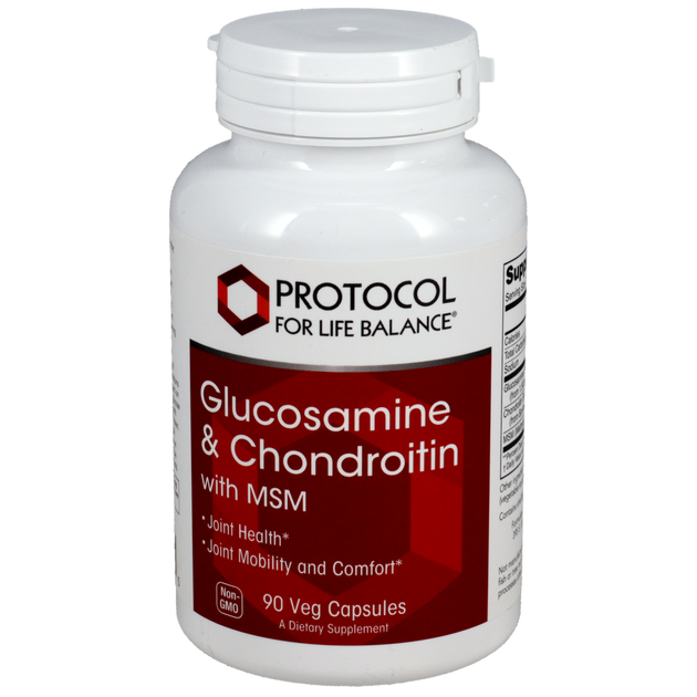 Glucosamine and Chondroitin + MSM, 90 Capsules , Brand_Protocol for Life Balance capsules Form_Capsules Requires Consultation Size_90 Capsules