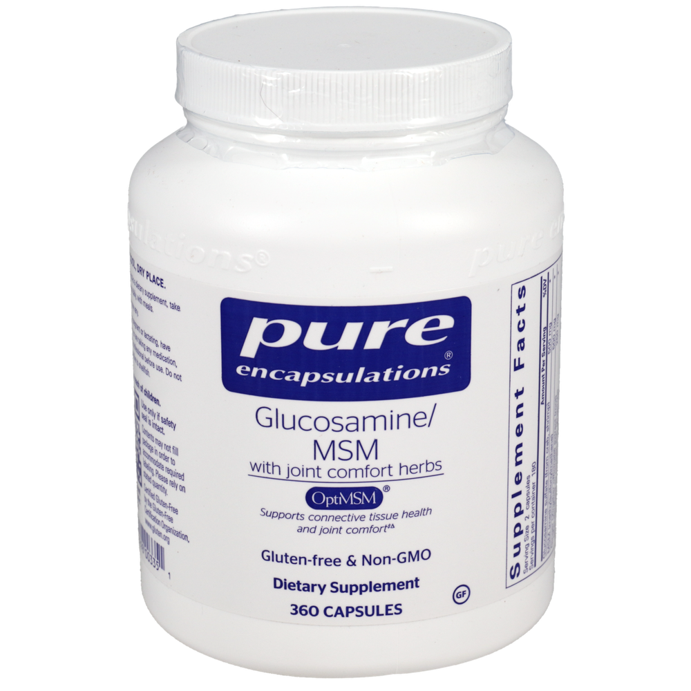 Glucosamine MSM with joint comfort herbs, 360 Capsules , Brand_Pure Encapsulations caps Emersons