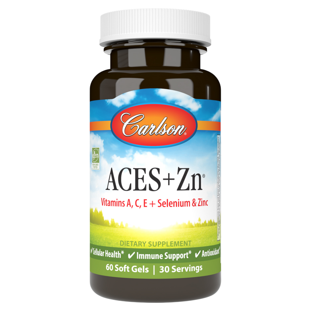 ACES + Zn® with Vitamins A + C + E + Selenium and Zinc, 60 Softgels