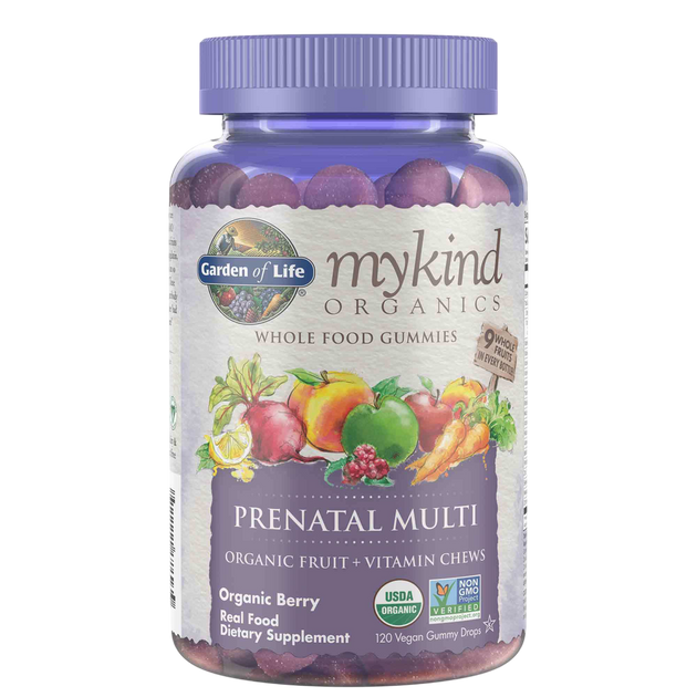 mykind Organics Prenatal Gummy Multi - Berry, 120 Gummies