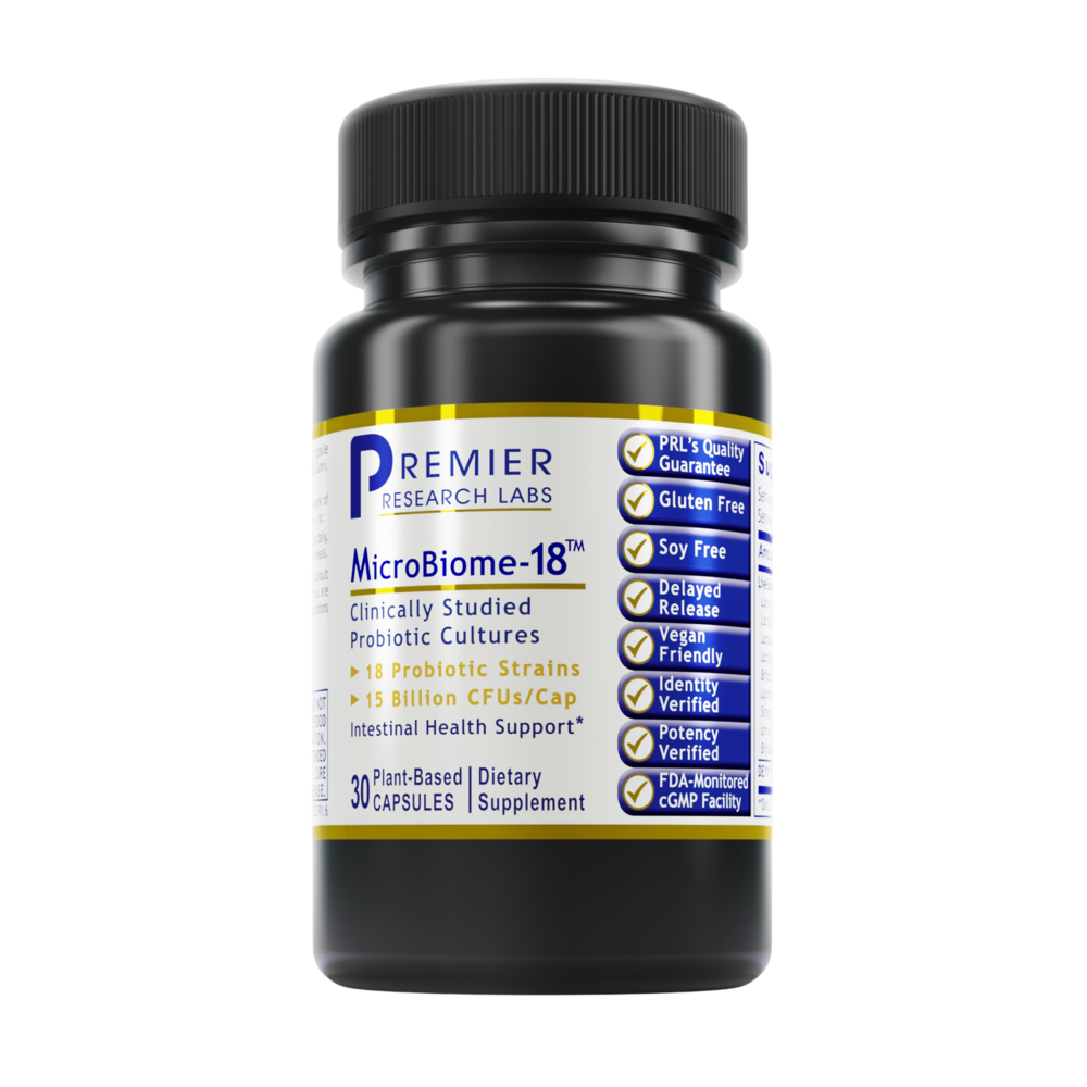 MicroBiome-18™, 30 Capsules , Brand_Premier Research Labs capsules Form_Capsules Requires Consultation Size_30 Capsules