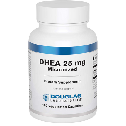DHEA 25mg (Micronized), 100 Capsules