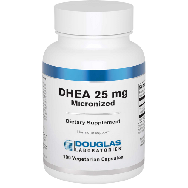DHEA 25mg (Micronized), 100 Capsules