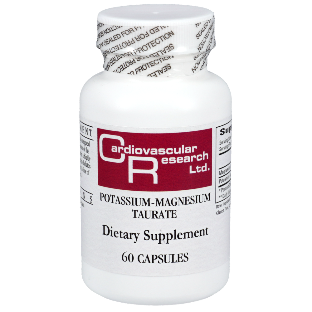 Potassium-Magnesium Taurate (Mg 45 mg/K 99 mg), 60 Capsules