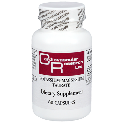 Potassium-Magnesium Taurate (Mg 45 mg/K 99 mg), 60 Capsules