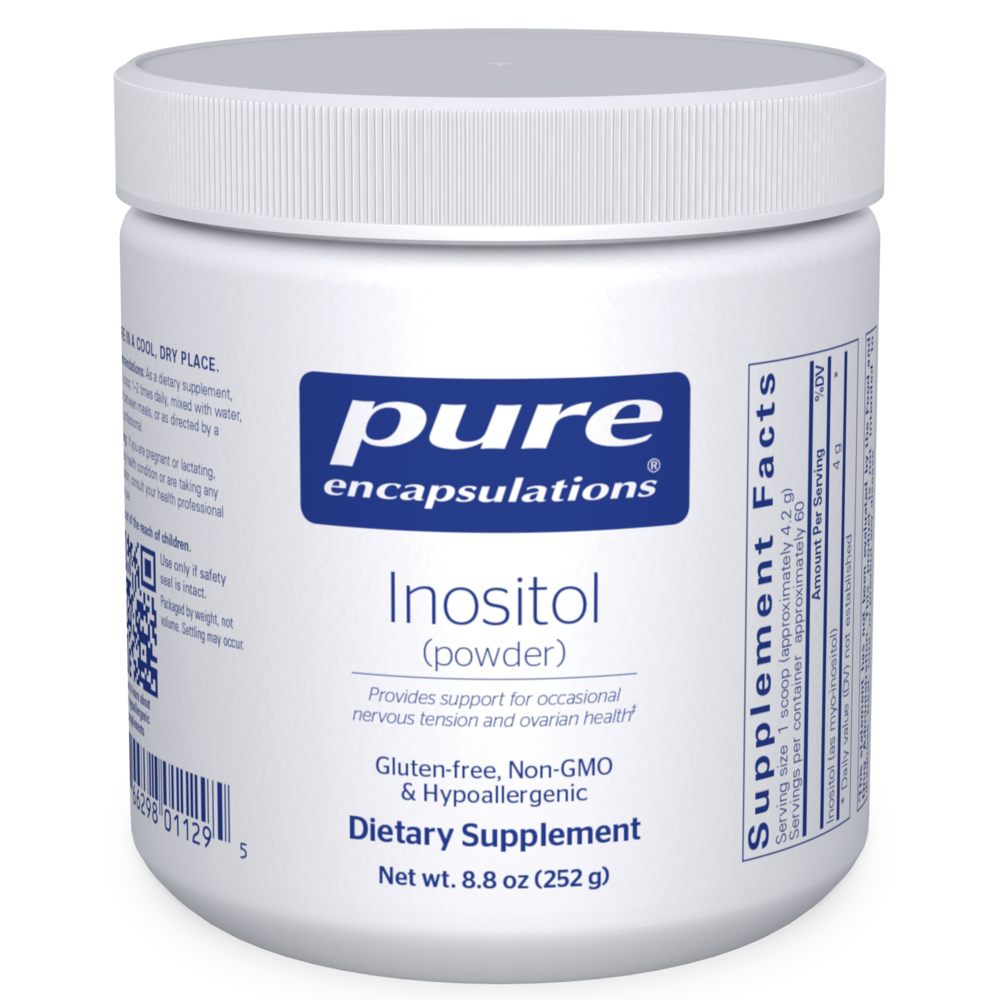 Inositol (powder), 8.8 Oz (250 g) Powder , Brand_Pure Encapsulations Emersons powder