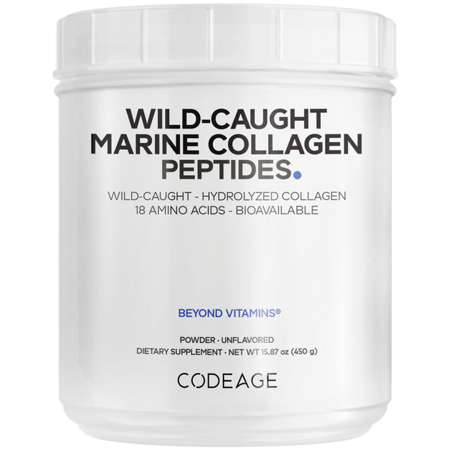 Marine Collagen Peptides, 450 g Powder