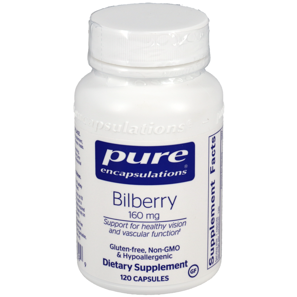 Bilberry 160mg, 120 Capsules