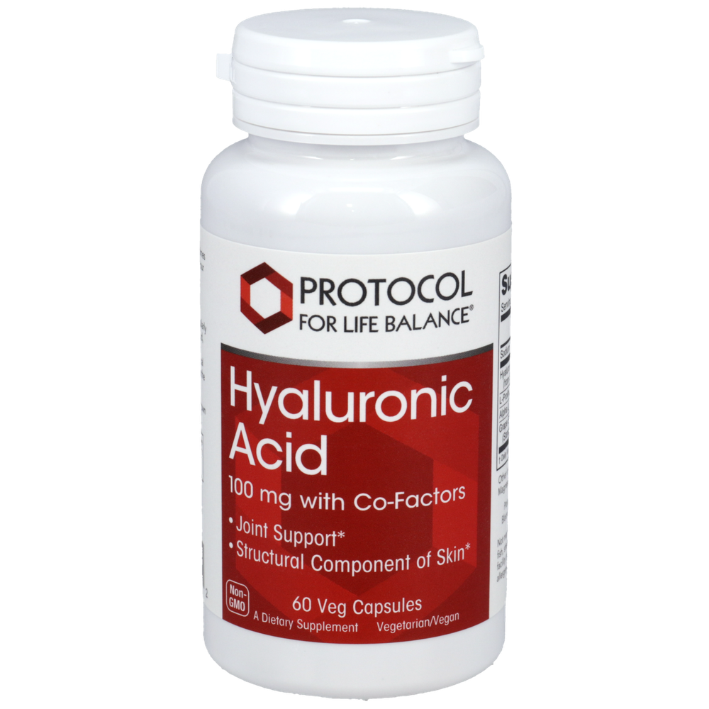Hyaluronic Acid 100mg with Co-factors, 60 Capsules , Brand_Protocol for Life Balance capsules Form_Capsules Requires Consultation Size_60 Capsules