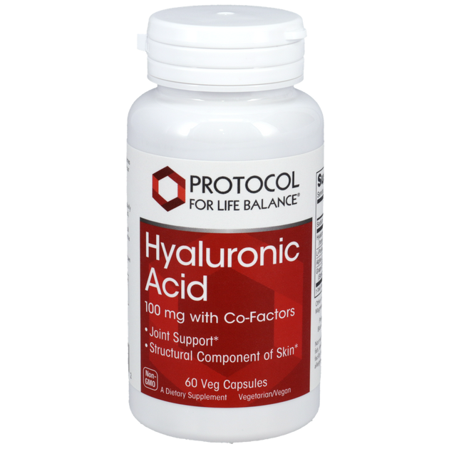 Hyaluronic Acid 100mg with Co-factors, 60 Capsules , Brand_Protocol for Life Balance capsules Form_Capsules Requires Consultation Size_60 Capsules