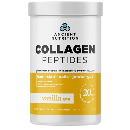 Ancient Nutrition Collagen Peptides - Vanilla - front