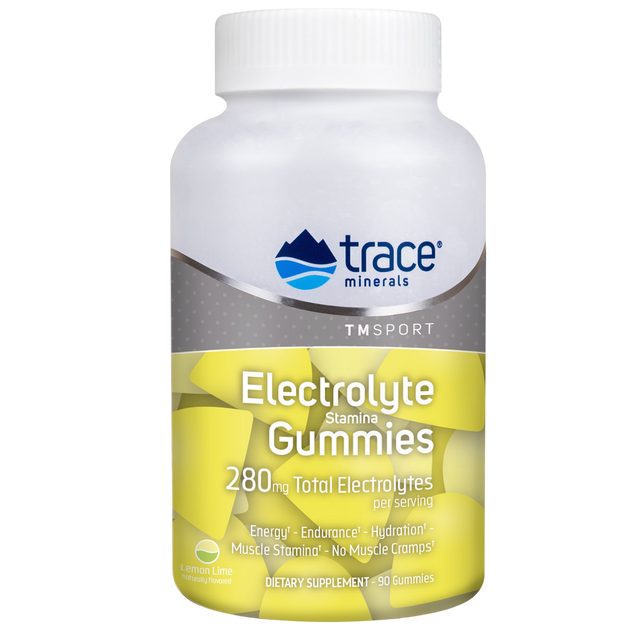 Trace Minerals Electrolyte Stamina Gummi, 90 Gummies , Brand_Trace Minerals Form_Gummies Size_90 Gummies