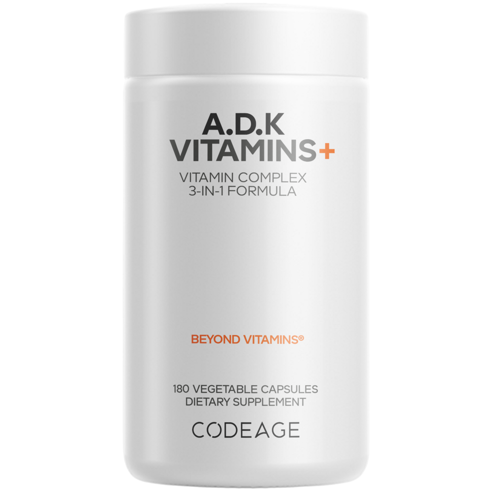 ADK Vitamins, 180 Capsules