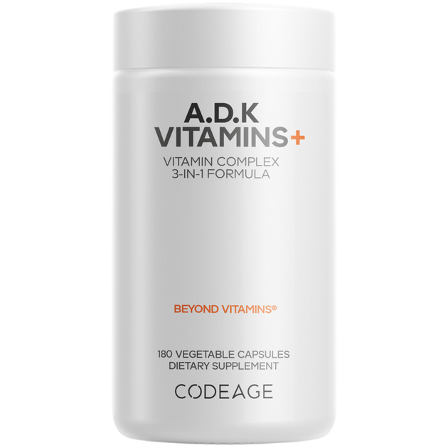 ADK Vitamins, 180 Capsules