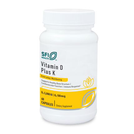 Vitamin D Plus K, 60 Capsules