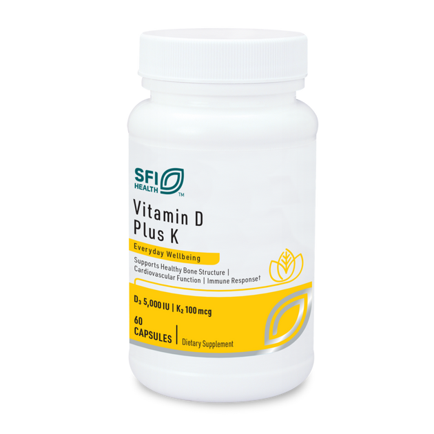 Vitamin D Plus K, 60 Capsules