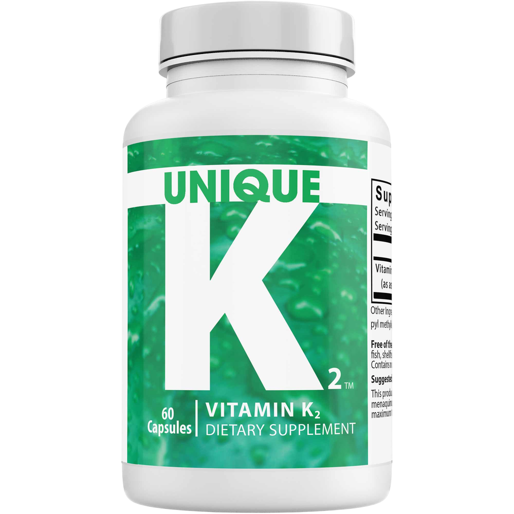 A.C. Grace UNIQUE Vitamin K2 60 capsules - front of bottle