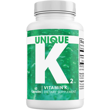 A.C. Grace UNIQUE Vitamin K2 60 capsules - front of bottle