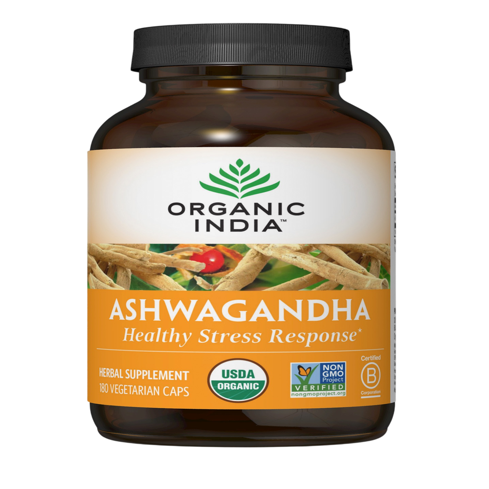 Ashwagandha, 180 capsules , Ayurveda Brand_Organic India Form_Capsules