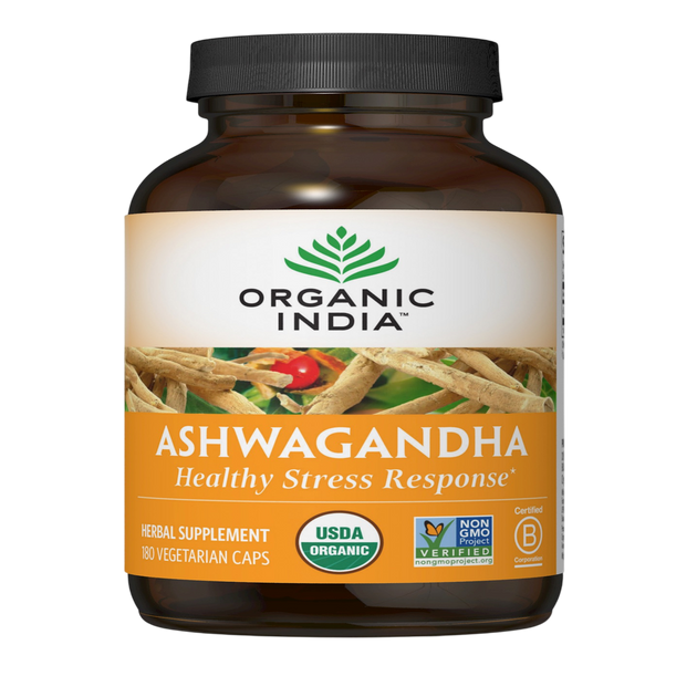 Ashwagandha, 180 capsules , Ayurveda Brand_Organic India Form_Capsules