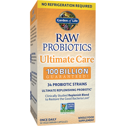 Raw Probiotics Ultimate Care, 30 Capsules