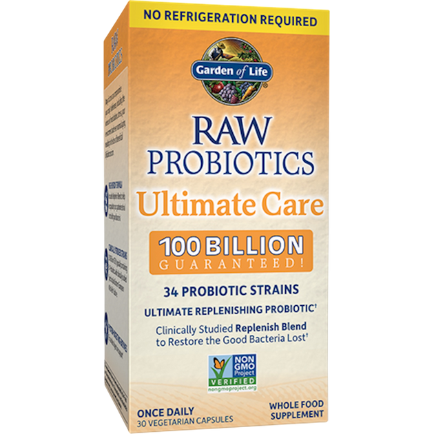 Raw Probiotics Ultimate Care, 30 Capsules
