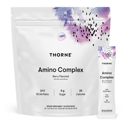 Amino Complex Berry Flavored, 30 Packets , Brand_Thorne Research Form_Packets Size_30 Packets