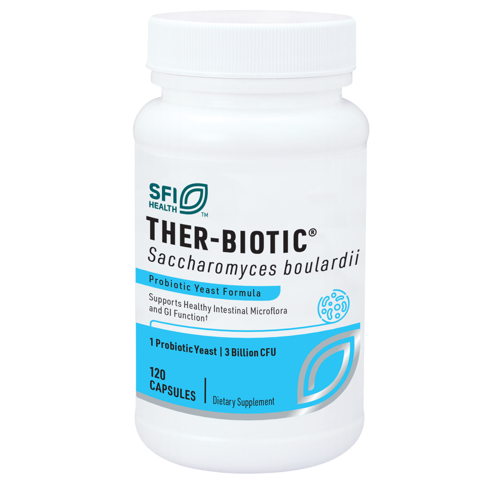 Ther-Biotic® Saccharomyces Boulardii Probiotic Yeast Formula, 120 Capsules