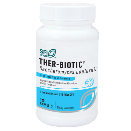 Ther-Biotic® Saccharomyces Boulardii Probiotic Yeast Formula, 120 Capsules