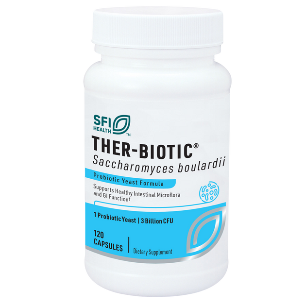 Ther-Biotic® Saccharomyces Boulardii Probiotic Yeast Formula, 120 Capsules