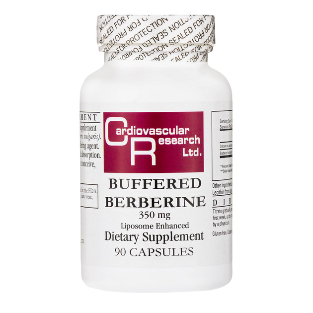 Buffered Berberine 350mg, 90 Capsules