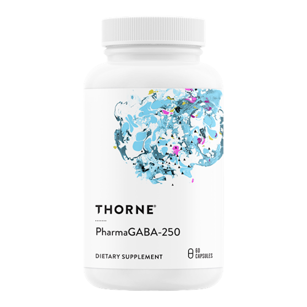 PharmaGABA-250, 60 Capsules , Brand_Thorne Research Form_Capsules Size_60 Capsules