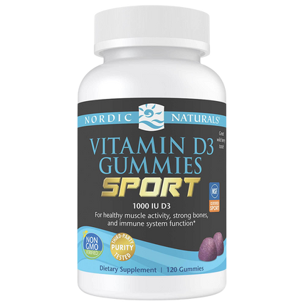 Nordic Naturals Vitamin D3 Gummies Sport - front of bottle