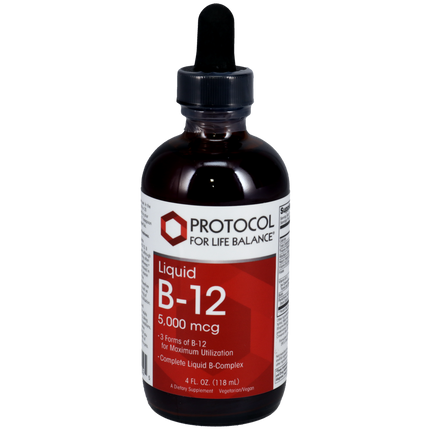 Vitamin B-12 Liquid 5000mcg, 118 Milliliters , Brand_Protocol for Life Balance Form_Liquid liquid Requires Consultation Size_118 Milliliters