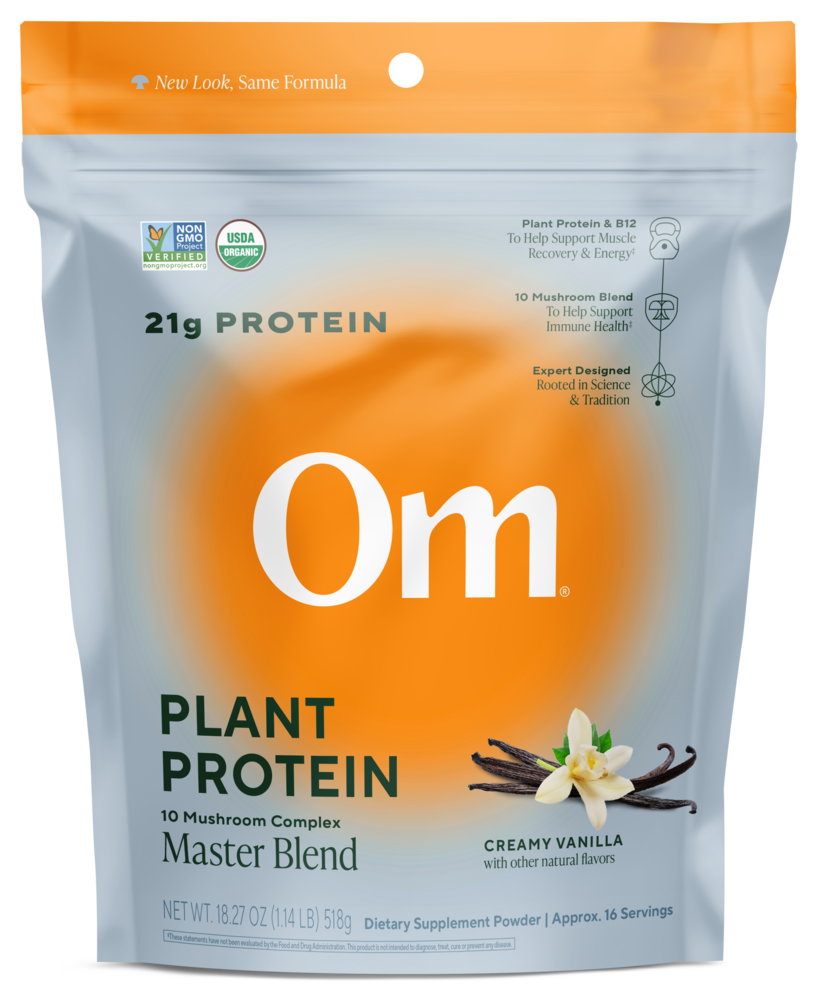 Mushroom Master Blend Vanilla Protein, 518 Grams , Form_Powder