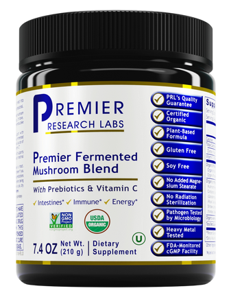 Premier Fermented Mushroom, 210 Grams , Brand_Premier Research Labs Form_Powder powder Requires Consultation Size_210 Grams