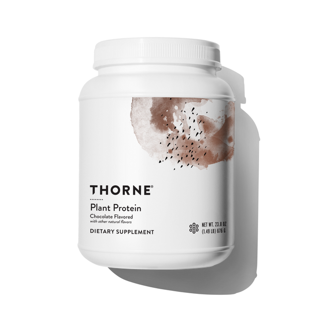 Plant Protein Chocolate Flavored, 676 g Powder , Brand_Thorne Research Form_Powder Size_676 g