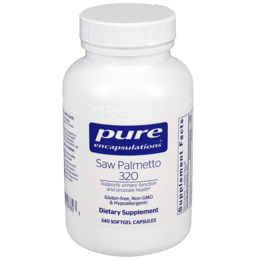 Saw Palmetto 320, 240 Softgels , Brand_Pure Encapsulations Emersons softgels