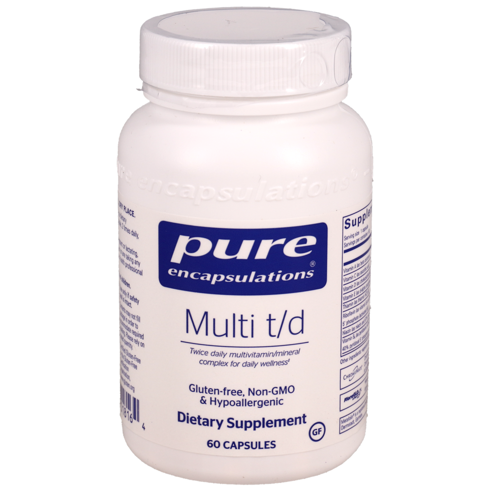 Multi T/D, 60 Capsules , Brand_Pure Encapsulations caps Emersons