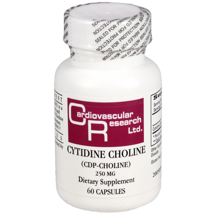 Cytidine Choline/CDP 250mg, 60 Capsules