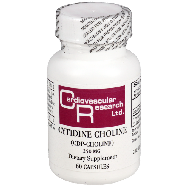 Cytidine Choline/CDP 250mg, 60 Capsules