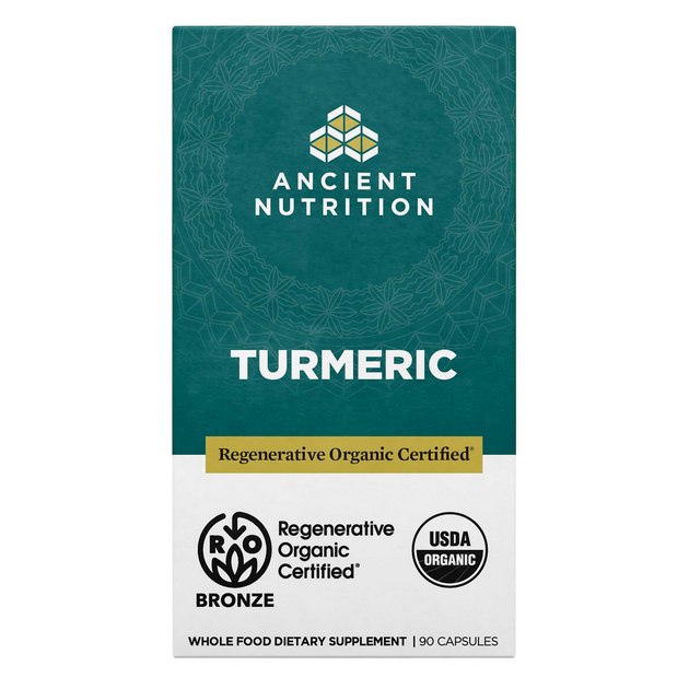 Ancient Nutrition Regenerative Organic Certified Turmeric - front