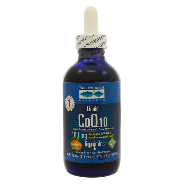 Liquid CoQ10 - 100mg, 118 mL Liquid , Brand_Trace Minerals Form_Liquid Size_118 mL